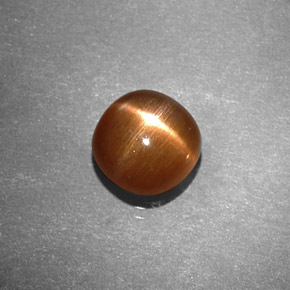 Pierre de soleil étoilée Brun doré naturelle Coupe coussin, 1.49 ct, Opaque