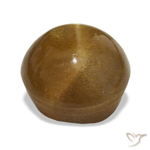Pierre de soleil étoilée Caramel brun naturelle Coupe ovale, 13.03 ct, Opaque