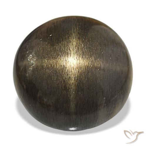 18.38ct Medium Light-Brown Pierre de soleil étoilée, Tour, Opaque