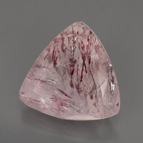 Quartz fraise rose naturelle transparent, 5,30 ct, transparent / translucide
