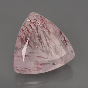 Quartz fraise rose naturelle transparent, 5,30 ct, transparent / translucide