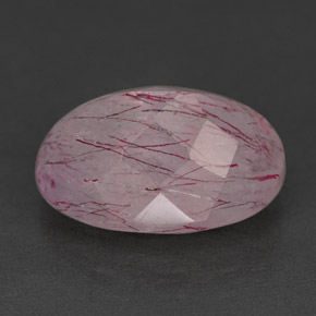 Quartz fraise rose naturelle transparent, 6,57 ct, transparent / translucide