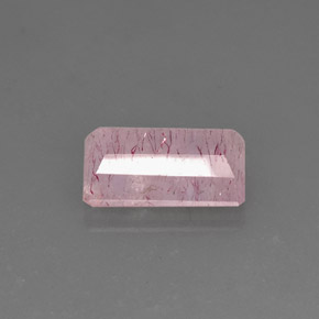 Quartz fraise rose naturelle transparent, 10,55 ct, transparent / translucide