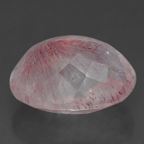 Quartz fraise rose naturelle transparent, 10,60 ct, transparent / translucide