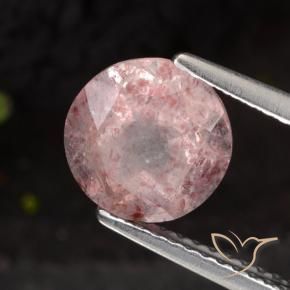 Quartz fraise Rose naturelle Tour, 1.99 ct, Translucide
