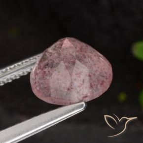 Quartz fraise Rose naturelle Tour, 1.99 ct, Translucide