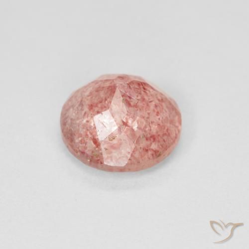 Quartz Fraise Rose léger naturelle Tour, 1.87 ct, Translucide