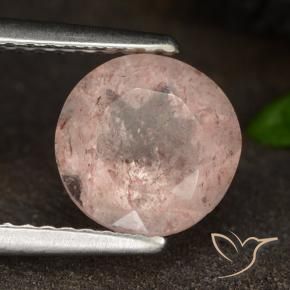 Quartz Fraise Rose clair naturelle Tour, 1.78 ct, Translucide
