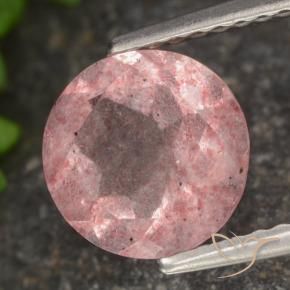 Quartz Fraise Rose clair naturelle Tour, 1.66 ct, Translucide