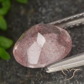 Quartz Fraise Rose clair naturelle Tour, 1.66 ct, Translucide