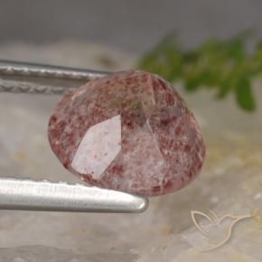 Quartz Fraise Rose naturelle Tour, 1.88 ct, Translucide