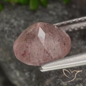Quartz Fraise Rose foncé naturelle Tour, 1.83 ct, Translucide