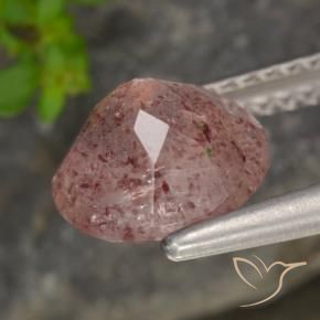 Quartz Fraise Rose naturelle Tour, 1.78 ct, Translucide
