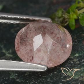 Quartz Fraise Rose clair naturelle Tour, 1.59 ct, Translucide
