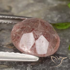 Quartz fraise Rose moyen naturelle Tour, 1.81 ct, Translucide