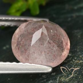 Quartz fraise Rose clair naturelle Tour, 1.83 ct, Translucide