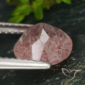 Quartz Fraise Rose terreux naturelle Tour, 1.73 ct, Translucide