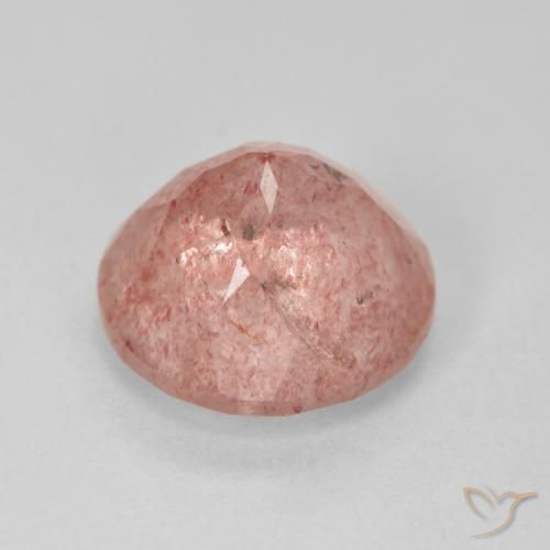 Quartz fraise Rose moyen naturelle Tour, 4.95 ct, Translucide