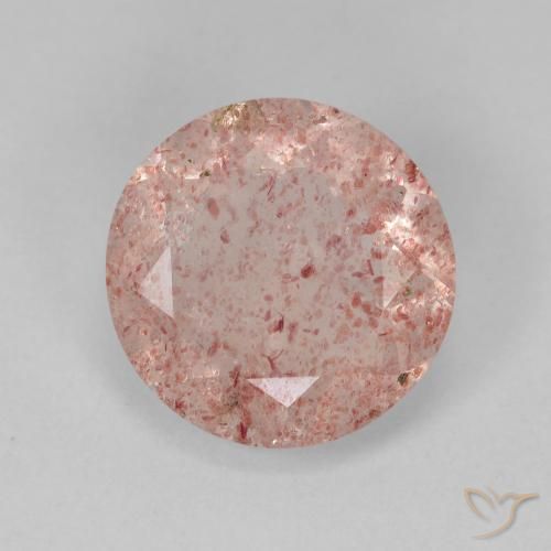 Quartz Fraise Rose clair naturelle Tour, 3.55 ct, Translucide