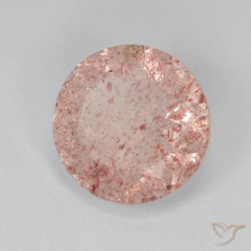Quartz Fraise Rose clair naturelle Tour, 3.55 ct, Translucide