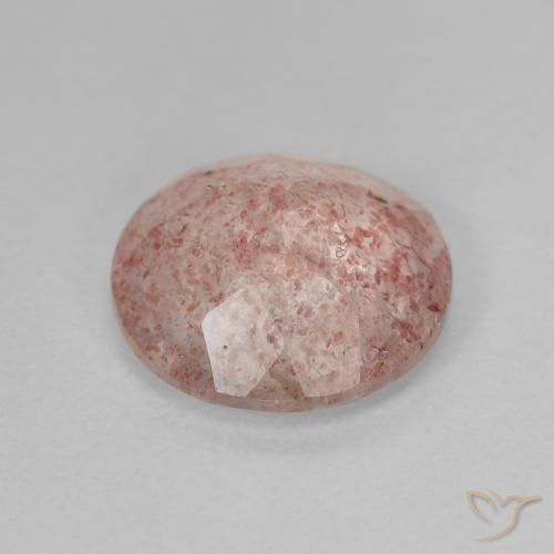 Quartz Fraise Rose clair naturelle Tour, 3.55 ct, Translucide