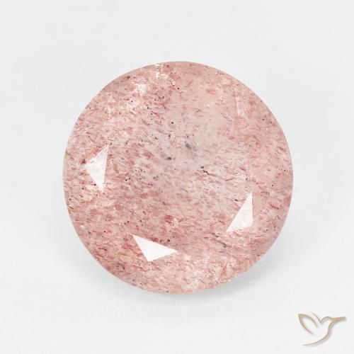 Quartz Fraise Rose clair naturelle Tour, 4.37 ct, Translucide