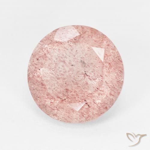 Quartz Fraise Rose clair naturelle Tour, 4.37 ct, Translucide