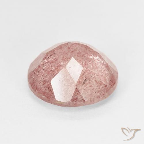 Quartz Fraise Rose clair naturelle Tour, 4.37 ct, Translucide