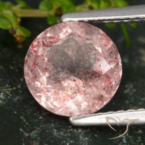 Quartz Fraise Rose clair naturelle Tour, 2.01 ct, Translucide