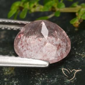Quartz Fraise Rose clair naturelle Tour, 2.01 ct, Translucide