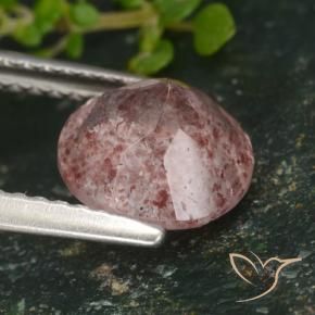Quartz fraise Rose foncé naturelle Tour, 1.67 ct, Translucide