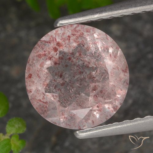 Quartz Fraise Rose clair naturelle Tour, 1.82 ct, Translucide