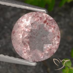 Quartz Fraise Rose clair naturelle Tour, 1.82 ct, Translucide