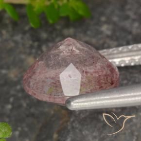 Quartz Fraise Rose clair naturelle Tour, 1.82 ct, Translucide
