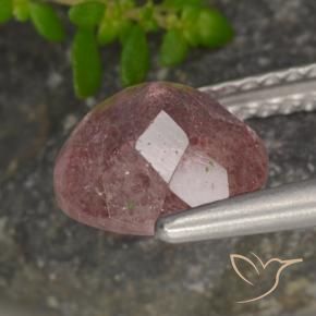Quartz fraise Rose naturelle Tour, 1.78 ct, Translucide