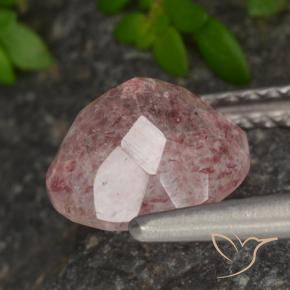 Quartz Fraise Rose naturelle Tour, 1.89 ct, Translucide