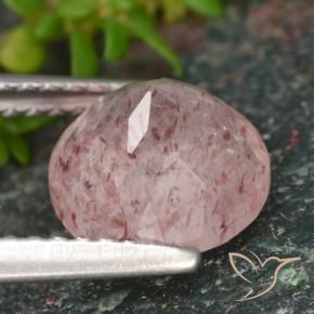 Quartz fraise Rose corail naturelle Tour, 1.98 ct, Translucide