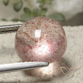 Quartz Fraise Rose clair naturelle Tour, 5.18 ct, Translucide