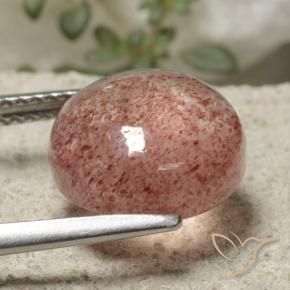 Quartz fraise Rose léger naturelle Tour, 5.44 ct, Translucide