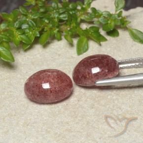 Shop natural 6.51ct Rose Quartz fraise gems, ovale, from Russie at GemSelect. In stock, global shipping!