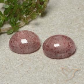 Shop natural 6.26ct Rose clair Quartz fraise gems, ovale, from Russie at GemSelect. In stock, global shipping!