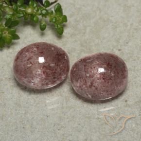 Shop natural 8.31ct Rose foncé Quartz fraise gems, ovale, from Russie at GemSelect. In stock, global shipping!