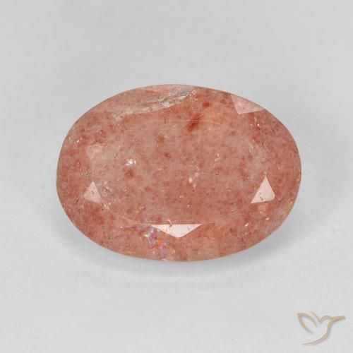 4.70ct Naturel Rose clair Quartz fraise, ovale, Translucide