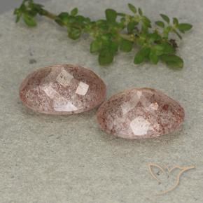 Shop natural 11.48ct Rose terreux Quartz fraise gems, ovale, from Russie at GemSelect. In stock, global shipping!