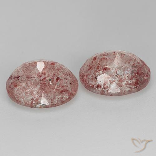 Achetez naturel 7,30ct rose quartz fraise gems, coupe ovale, en provenance russie chez gemselect. en stock, livraison internationale!