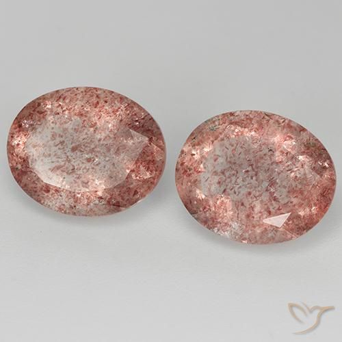 Shop natural 6.37ct Rose Quartz fraise gems, ovale, from Russie at GemSelect. In stock, global shipping!
