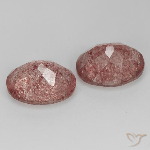 Shop natural 6.73ct Rose vif Quartz fraise gems, ovale, from Russie at GemSelect. In stock, global shipping!