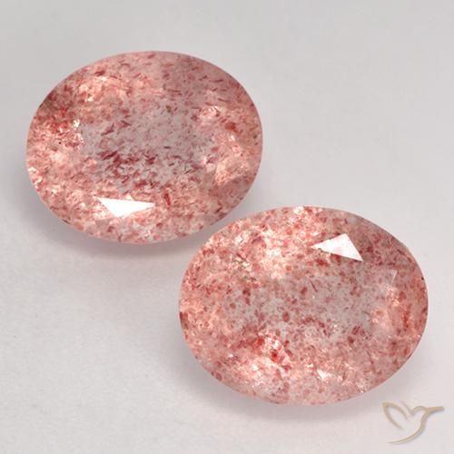 Shop natural 7.16ct Rose moyen-léger Quartz Fraise gems, ovale, from Russie at GemSelect. In stock, global shipping!