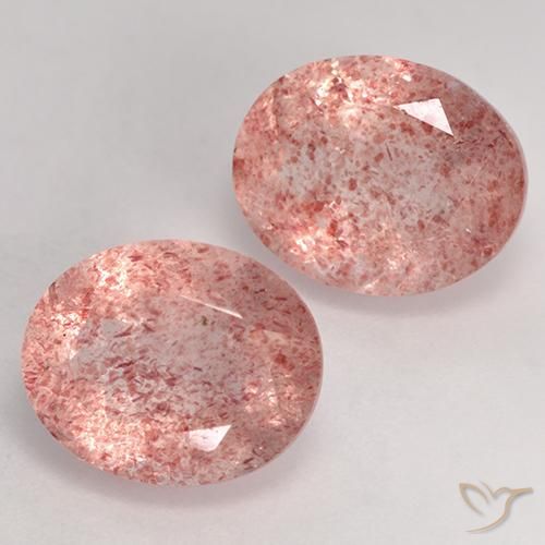 Shop natural 7.16ct Rose moyen-léger Quartz Fraise gems, ovale, from Russie at GemSelect. In stock, global shipping!