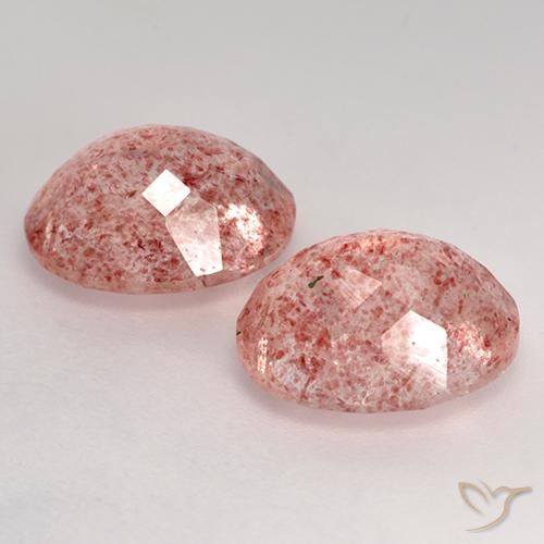 Shop natural 7.16ct Rose moyen-léger Quartz Fraise gems, ovale, from Russie at GemSelect. In stock, global shipping!